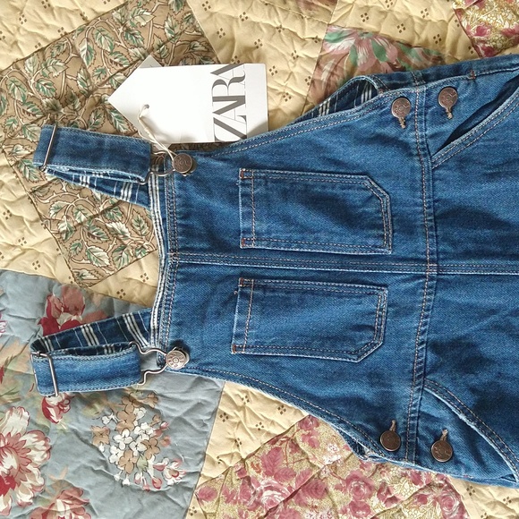 Zara Other - * NEW* Zara Blue Denim Overalls,- Boy or Girl, Size 2-3 Years Old